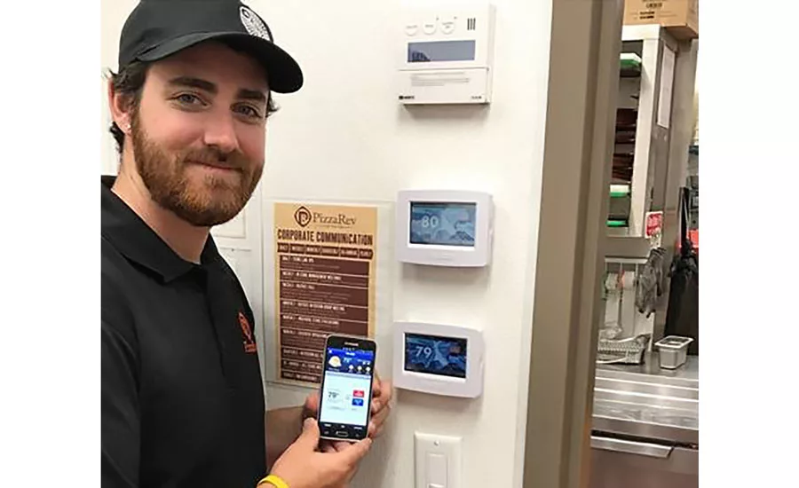 smart thermostat restaurant