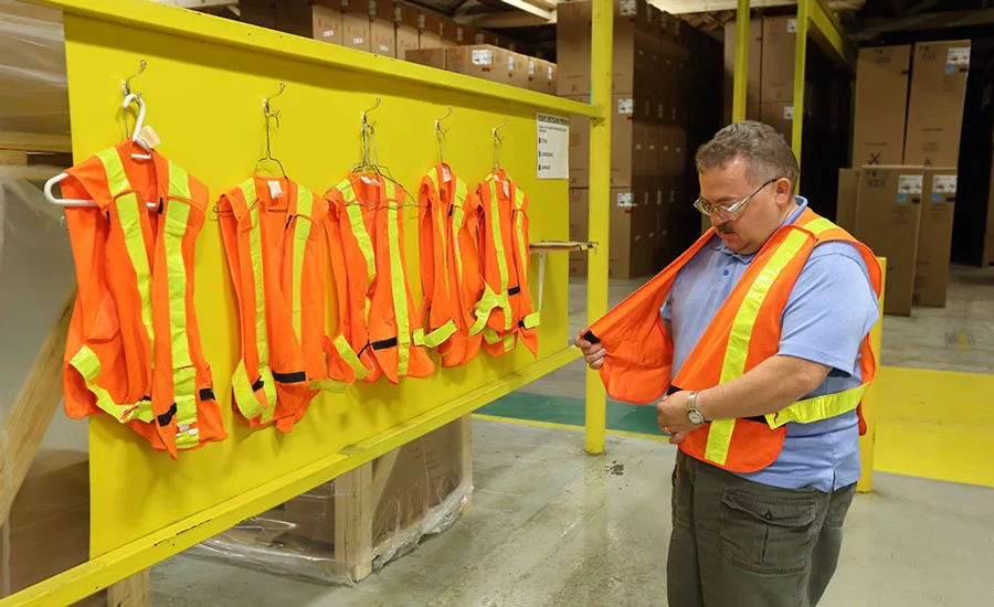 high-visibility vest