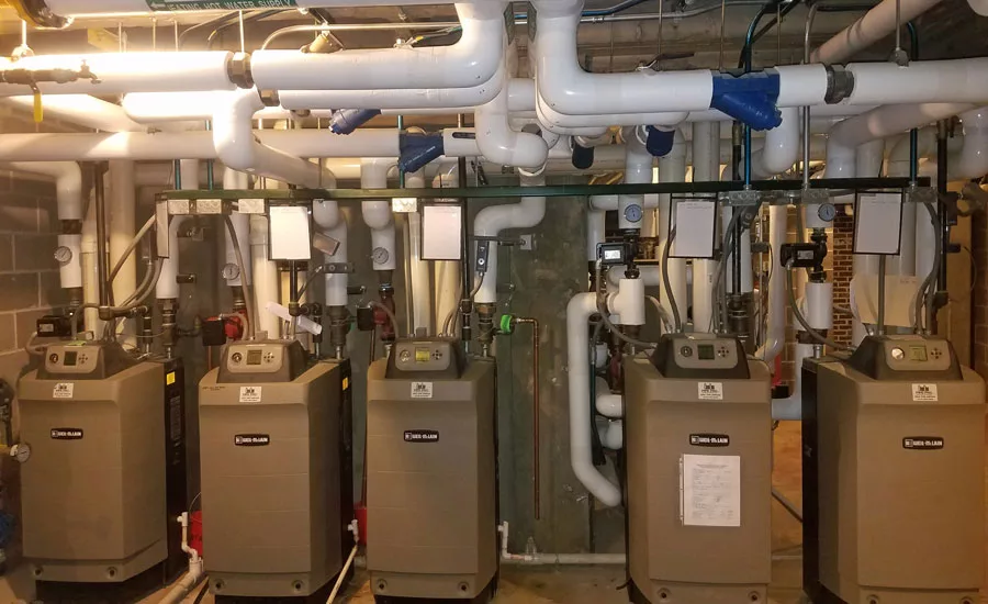 Weil-McLain Ultra 550 MBH high-efficiency condensing gas boilers