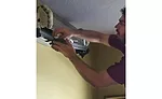 Remove the drain pan for cleaning while using a rag to keep water from dripping out - Ductless Systems - ACHR