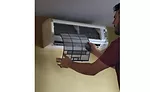 Remove the ductless air filter for cleaning - Ductless Systems - ACHR