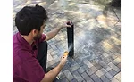 Washing the blower wheel outside with a hose - Ductless Systems - ACHR