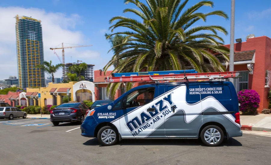 Mauzy Heating, Air & Solar Van