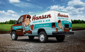 Hansen Heating & Air Van