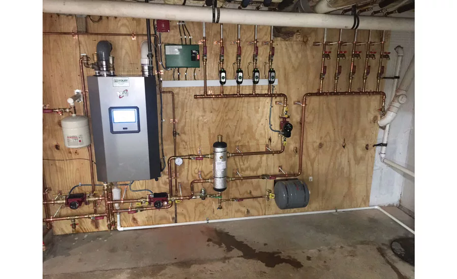 hydronic system piping
