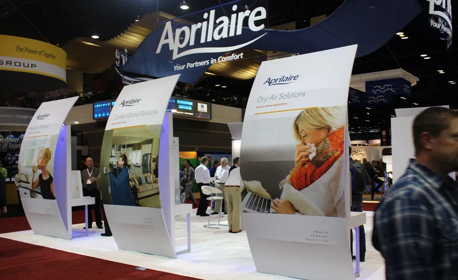 Aprilaire 2018 AHR Expo booth