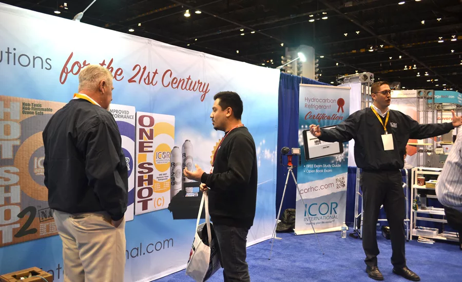 ICOR Intl. Inc. booth  AHR