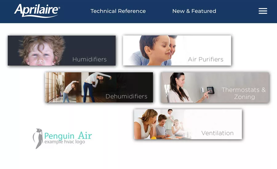 Aprilaire mobile app