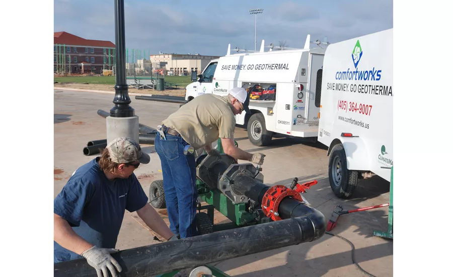 ComfortWorks Inc. geothermal install