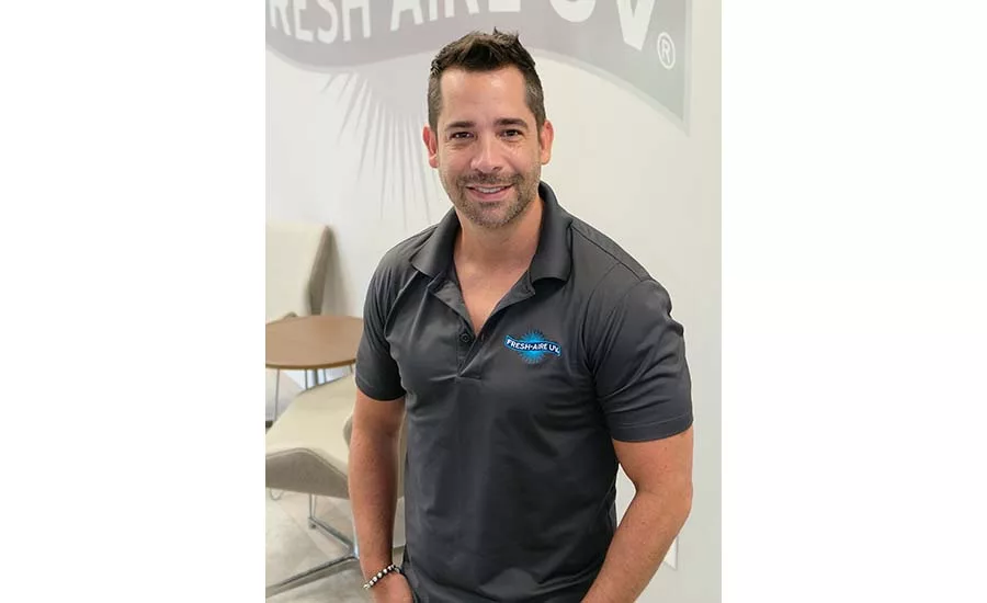 Aaron Engel, vice president of business development for Fresh-Aire UV