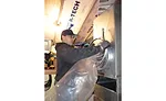 Flexible tubing is used to deliver sealant to the duct interior - ACHR