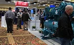 IIAR conference included a busy expo floor that allowed attendees to interact with a wide array of exhibitors - ACHR