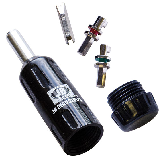 The SHIELDMULTI Universal Refrigerant Locking Cap Key from JB Industries - ACHR