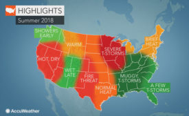 2018 Summer Weather Forecast for Contractors Nationwide - ACHR