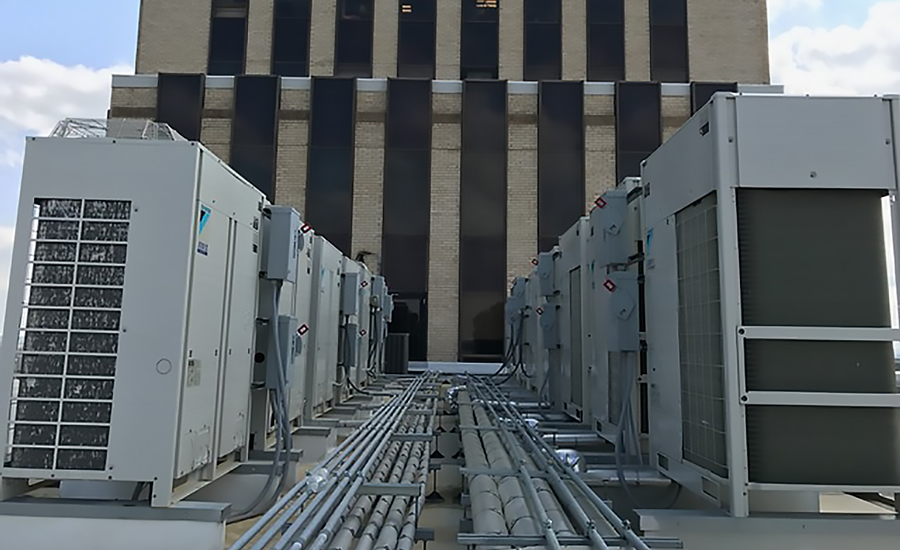 The Daikin VRV system at the People’s Petroleum Building in Tyler, Texas. - The News - ACHR
