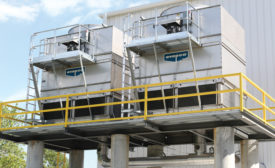 A two-cell EVAPCO AT Series cooling tower. - The NEWS - ACHR