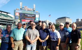 Ray Isaac, president of Isaac Heating & Air Conditioning in Rochester, New York, visits Comerica Park, home of the Detroit Tigers baseball team, with his MIX Group during one of their biannual meetings. - The NEWS - ACHR