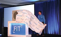 Daikin Fit System Kelly Hearnsberger, vice president, residential product marketing, Daikin, unveiled the Daikin Fit™ system to an enthusiastic crowd of distributors and Daikin Comfort Pro™ professional contractors. - The ACHR News