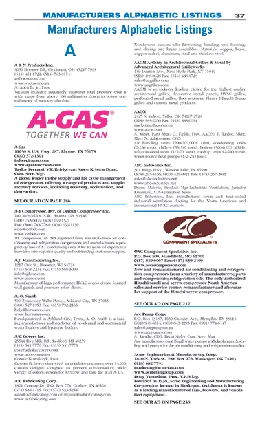 Directory Manufacturers