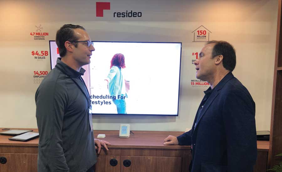 Honeywell's spinoff, Resideo Technologies Inc., at the AHR Expo 2019. - The ACHR News