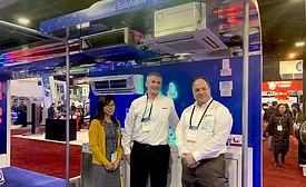 Panasonic - Senior product manager, Victor Flynn (right), said utilities are offering incentives for air-source heat pumps to meet decarbonization and zero-net energy strategies. - The ACHR News