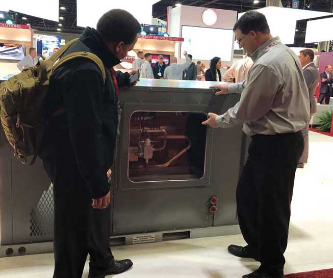 The Rheem booth was filled with its products and brands for attendees to engage with and learn about from industry experts and brand ambassadors. - The ACHR News