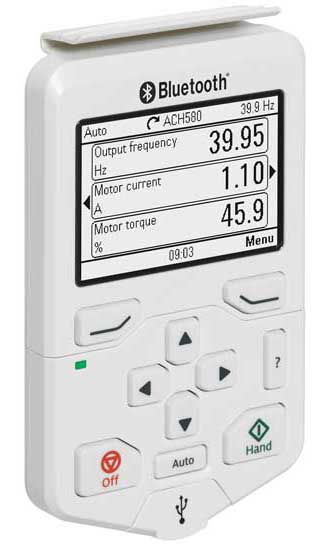 Optional Bluetooth panel for ACH580 drives and ABB’s Drivetune app. - The ACHR News