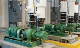 The AHRI 1210/1211 certification. Photo of a Schneider Electric pump system. - The ACHR News