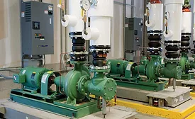 The AHRI 1210/1211 certification. Photo of a Schneider Electric pump system. - The ACHR News