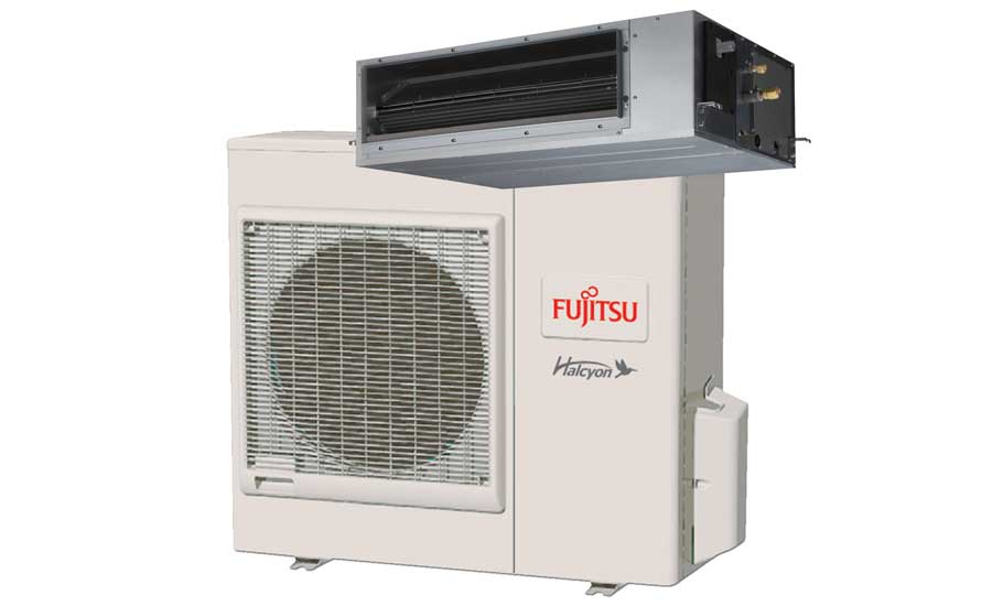 Fujitsu General America Inc Halcyon medium static duct heat pump, RGLX Series. - The ACHR News