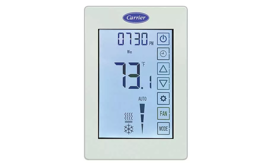 Carrier ComfortVu™ BACnet thermostat - Distribution Trends