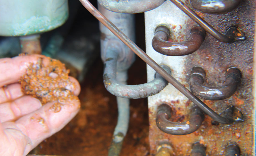 The white slime that technicians find in an HVAC system. - The ACHR News