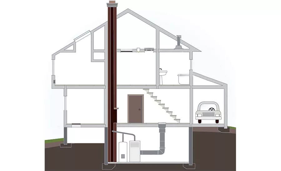 Air Sealing Diagram