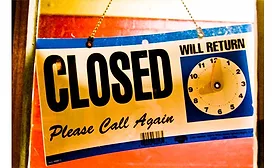 Closed-sign