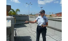 Economizer airflow and temperature measurements.