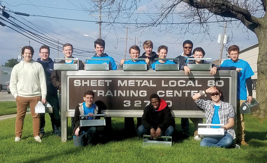 A class trip to the Local 80 Joint Apprenticeship Training Center in Warren, Michigan.