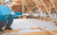 Attic insulation.