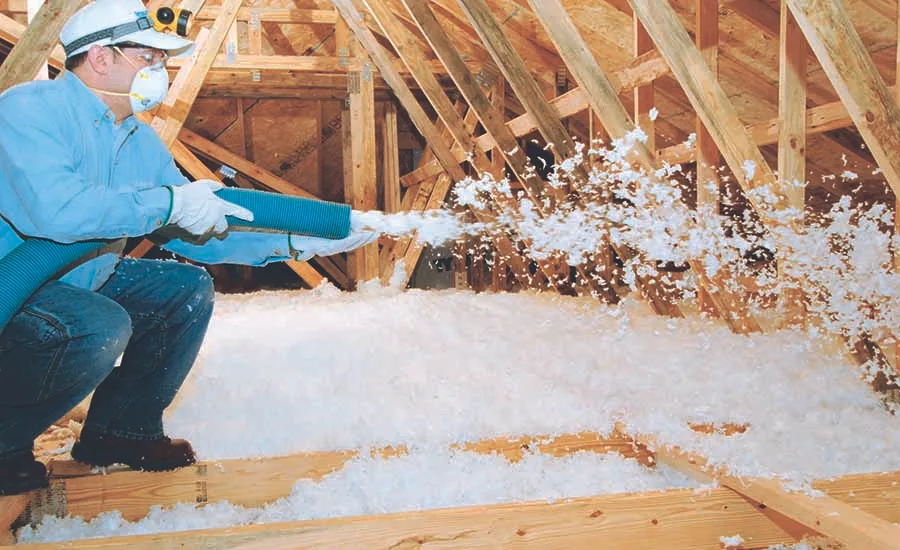 Attic insulation.