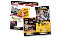 Marketing for HVAC Direct mail pieces.