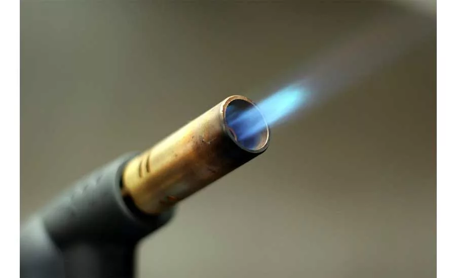 Blowtorch-flame