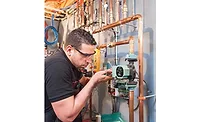 The Taco 0018e allows an installer to look inside the pipes of a residential system and see what’s happening from an app on their phone.