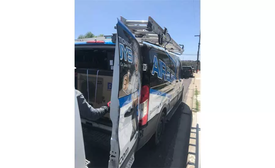 Air Conditioning Guys Van.
