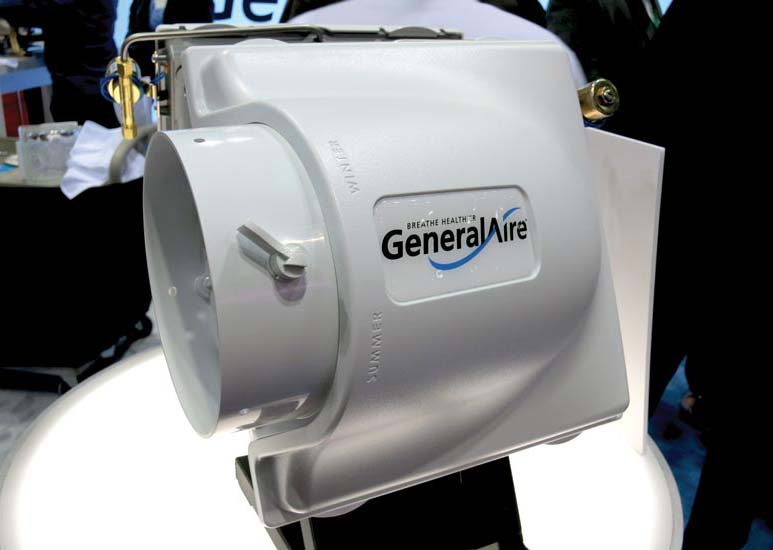 General Filters flow-through humidifier.