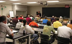 Training HVAC technicians.