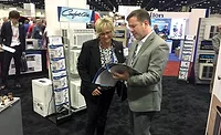 MARS/Heat Controller used its booth at the AHR Expo to demonstrate its solutions for the multifamily market.