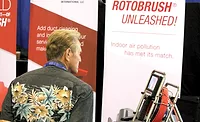 Rotobrush-at-AHR-Expo-2020.jpg An attendee at the AHR Expo checks out the Rotovision tool.