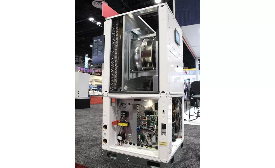 The Versatec XL, a large commercial water-source heat pump.
