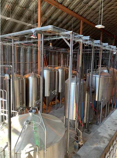 Gage Mechanical's work on a Texas Brewery.