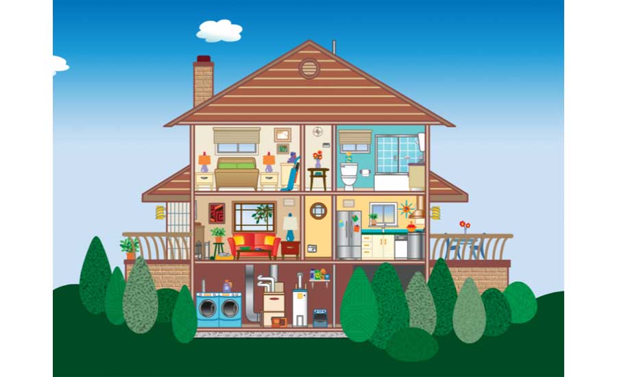 The Environmental Protection Agency provides an interactive Indoor Air Quality House at its website.