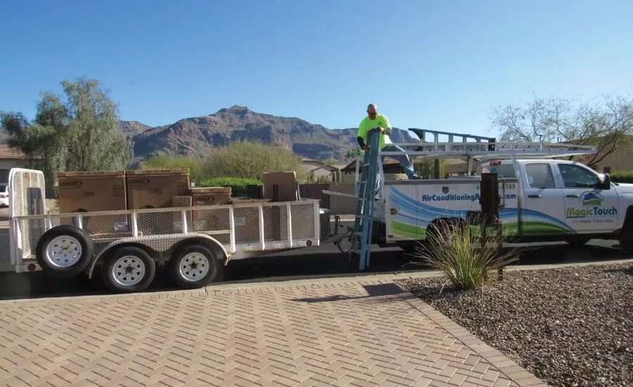 Magic Touch Mechanical truck.